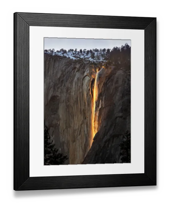 Framed Print : Horsetail Falls Framed Print : Horsetail Falls