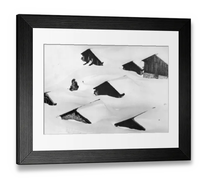 Framed Print : Snow On The Roof Framed Print : Snow On The Roof