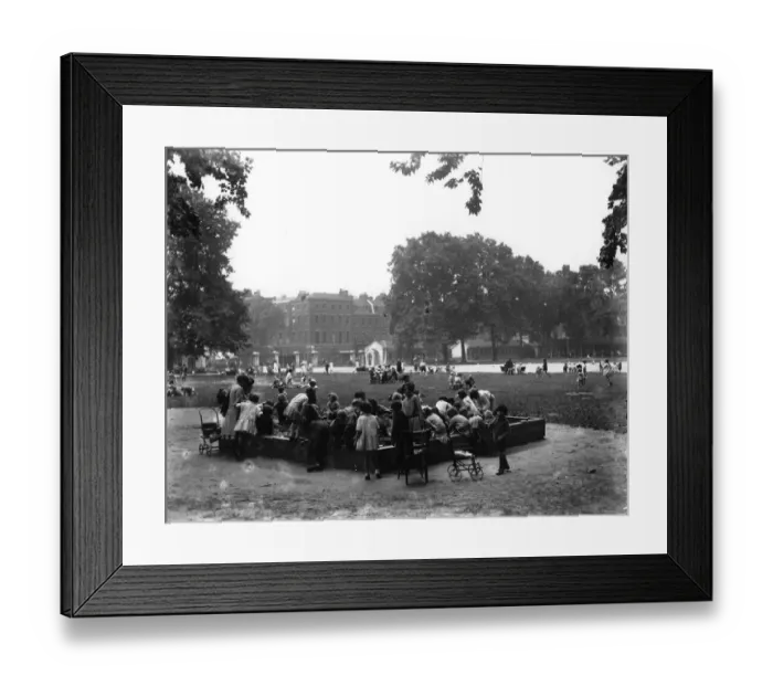 Framed Print : Orphans Playground Framed Print : Orphans Playground
