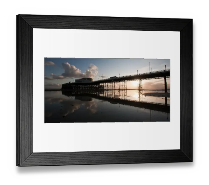Framed Print : Worthing Pier reflection Framed Print : Worthing Pier reflection