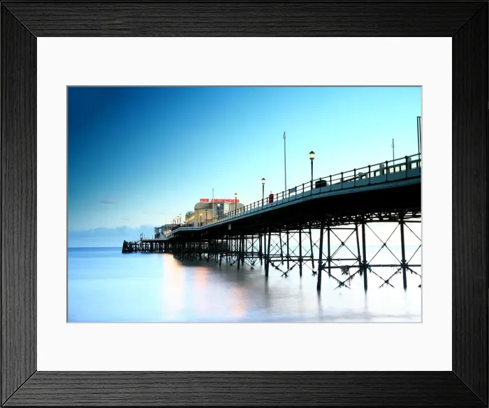 Framed Print : Worthing Pier in the Blue Hour Framed Print : Worthing Pier in the Blue Hour