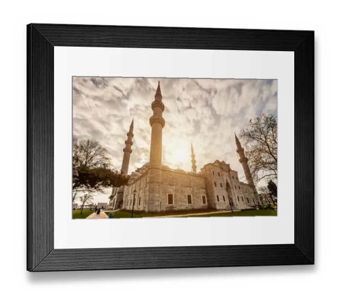 Framed Print : Sultan Suleymaniye Mosque, Istanbul Framed Print : Sultan Suleymaniye Mosque, Istanbul