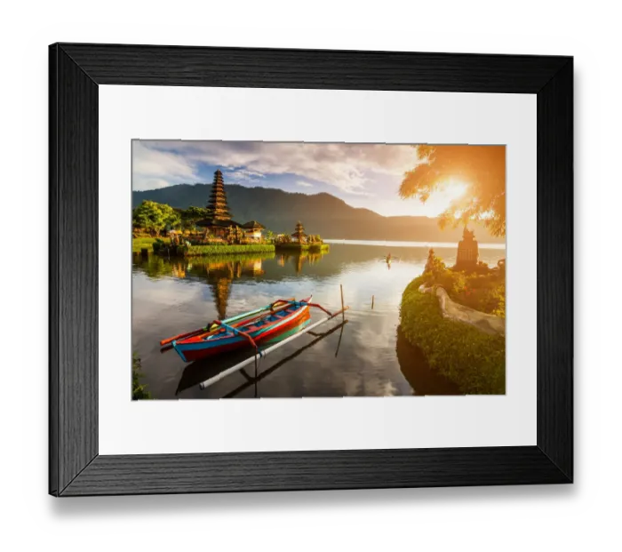 Framed Print : Pura Ulun Danu Bratan, Bali, Indonesia Framed Print : Pura Ulun Danu Bratan, Bali, Indonesia
