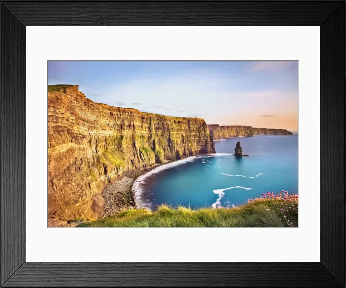 Framed Print : Scenic View Of Cliffs Of Moher, Liscannor, Ireland Framed Print : Scenic View Of Cliffs Of Moher, Liscannor, Ireland