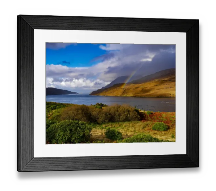 Framed Print : Autumn at Killary Harbour, County Galway, Ireland Framed Print : Autumn at Killary Harbour, County Galway, Ireland