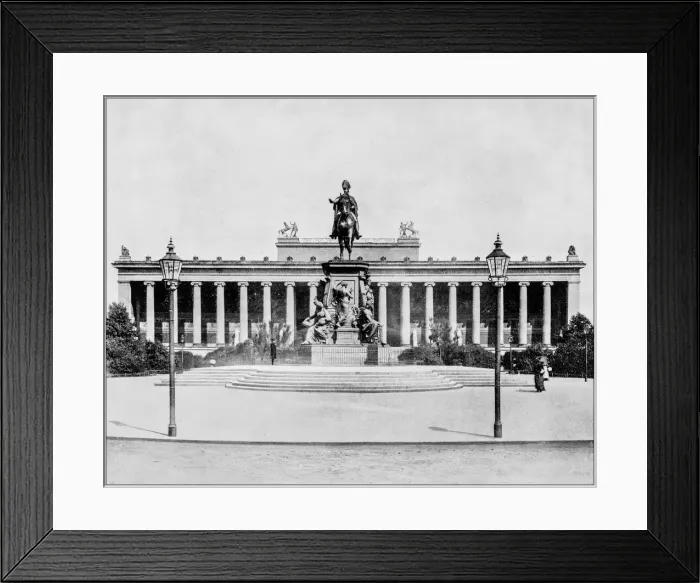 Framed Print : Antique photograph of Worlds famous sites: Royal museum, Berlin, Germany Framed Print : Antique photograph of Worlds famous sites: Royal museum, Berlin, Germany
