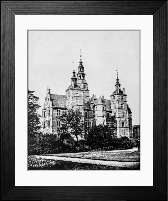 Framed Print : Antique photograph of Worlds famous sites: Rosenberg Palace, Copenhagen, Denmark Framed Print : Antique photograph of Worlds famous sites: Rosenberg Palace, Copenhagen, Denmark