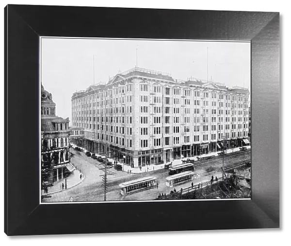 Antique photograph of Worlds famous sites: Palace, San Francisco, California