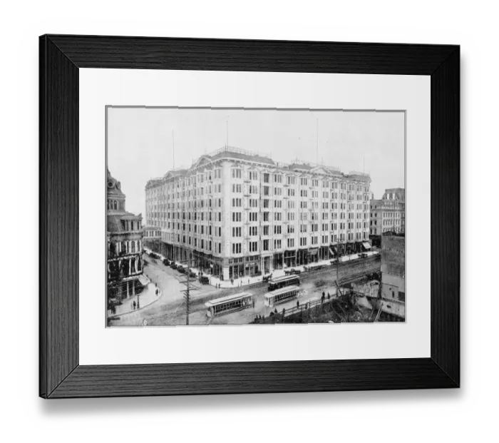 Framed Print : Antique photograph of Worlds famous sites: Palace, San Francisco, California Framed Print : Antique photograph of Worlds famous sites: Palace, San Francisco, California