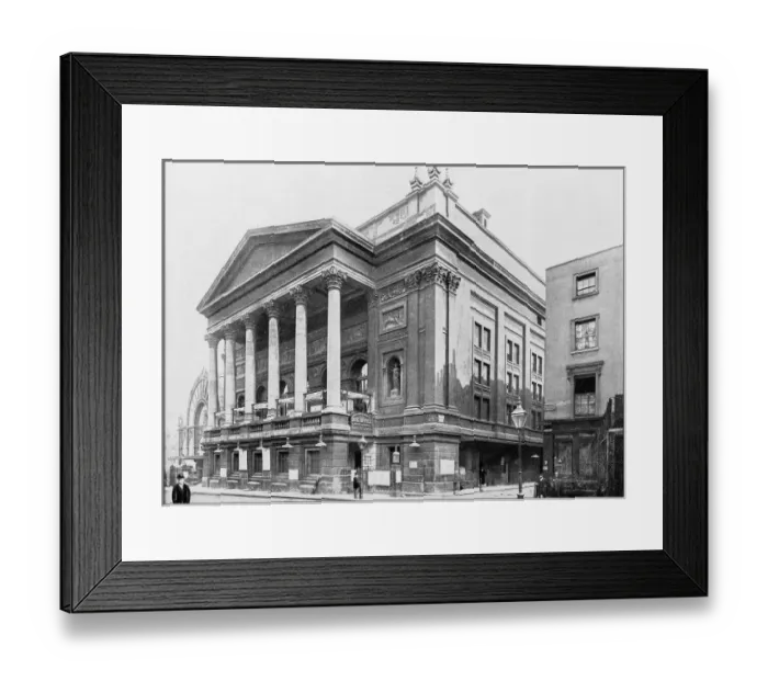 Framed Print : Antique photograph of London: Covent Garden Theatre Framed Print : Antique photograph of London: Covent Garden Theatre