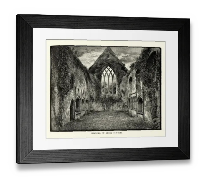 Framed Print : Abbey Church, Adare, County Limerick, Ireland, 19th Century Framed Print : Abbey Church, Adare, County Limerick, Ireland, 19th Century