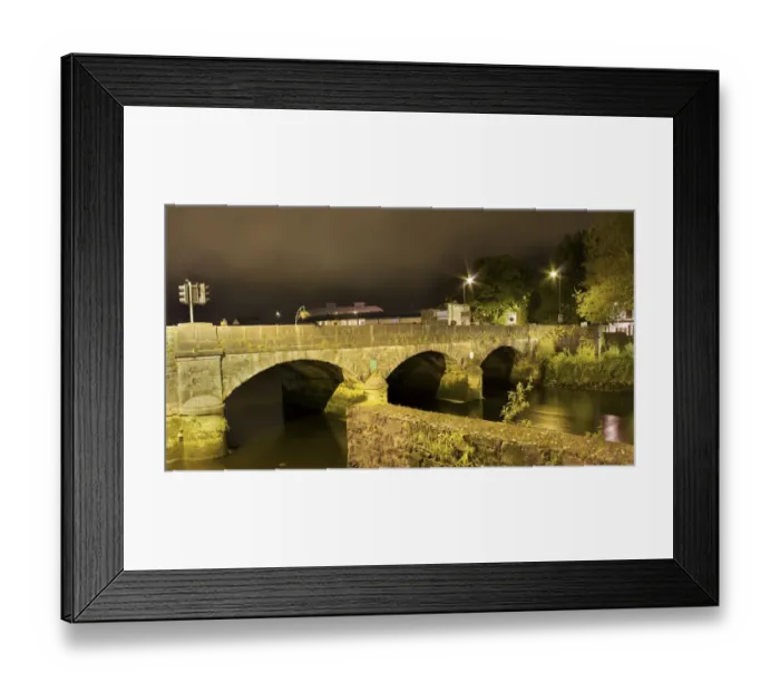 Framed Print : Mathew Bridge at night, Limerick city Framed Print : Mathew Bridge at night, Limerick city