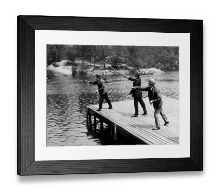 Framed Print : Casting Contest Framed Print : Casting Contest