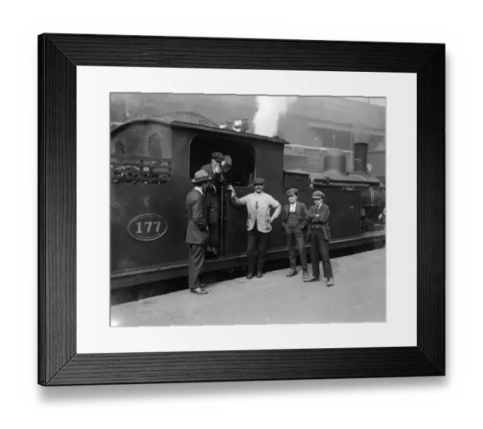 Framed Print : Staff And Engine Framed Print : Staff And Engine
