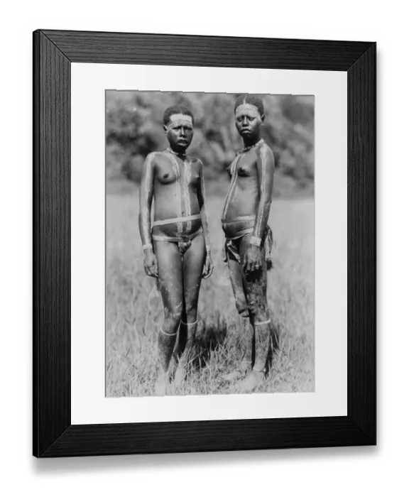 Framed Print : Andaman Pygmies Framed Print : Andaman Pygmies