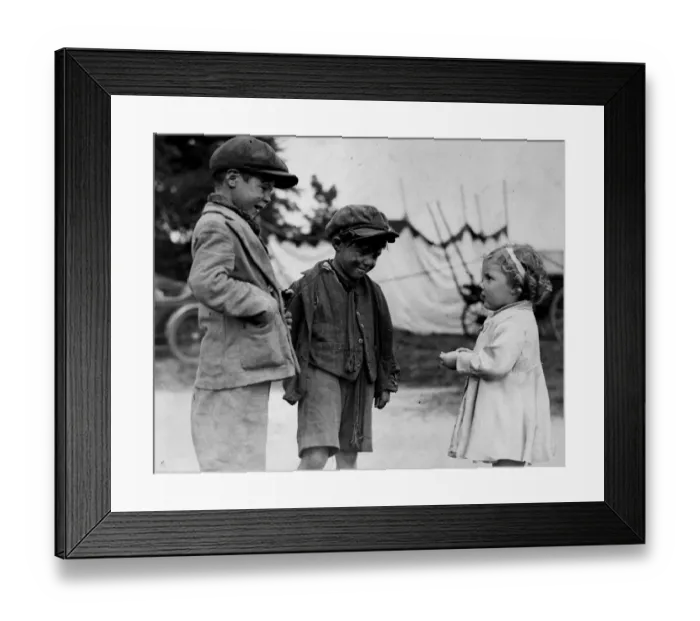 Framed Print : Scruffy Kids Framed Print : Scruffy Kids