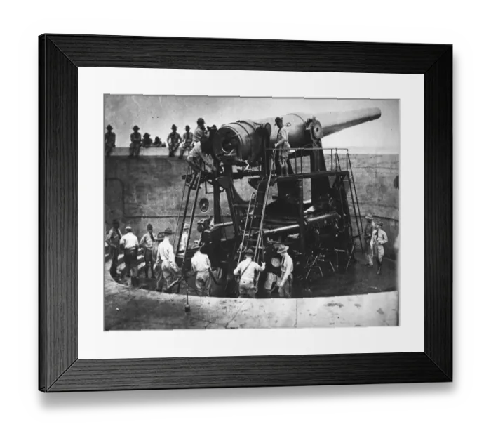 Framed Print : Cadets And Gun Framed Print : Cadets And Gun