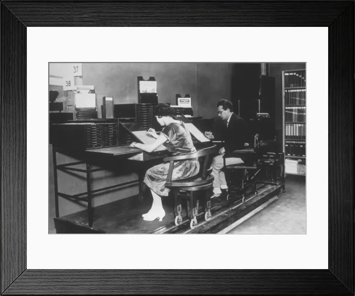Framed Print : Office Of The Future Framed Print : Office Of The Future