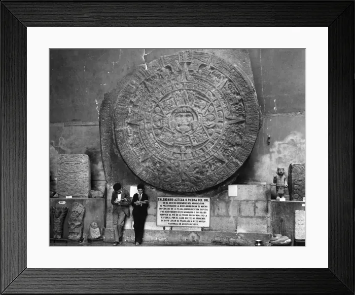 Framed Print : Aztec Calender Framed Print : Aztec Calender