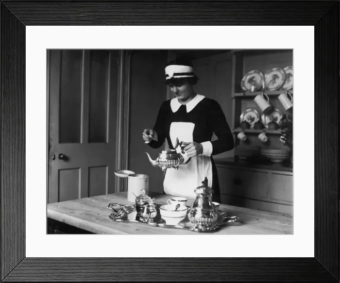 Framed Print : Maid At Work Framed Print : Maid At Work