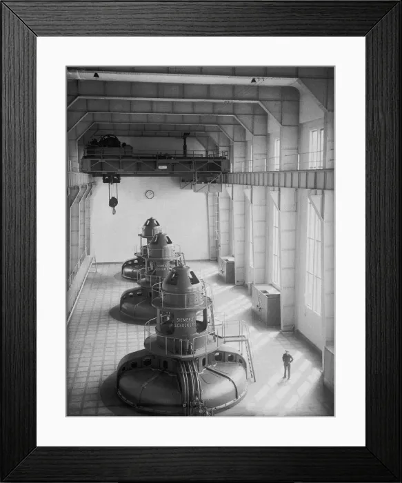 Framed Print : Hydroelectricity Framed Print : Hydroelectricity