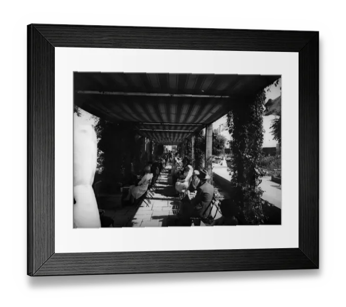 Framed Print : Roofgarden Restaurant