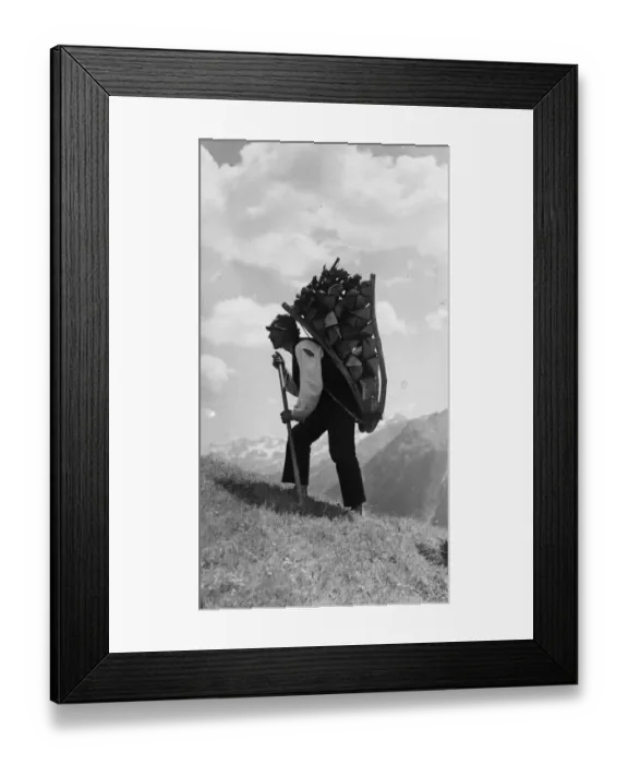 Framed Print : Wood Carrier Framed Print : Wood Carrier