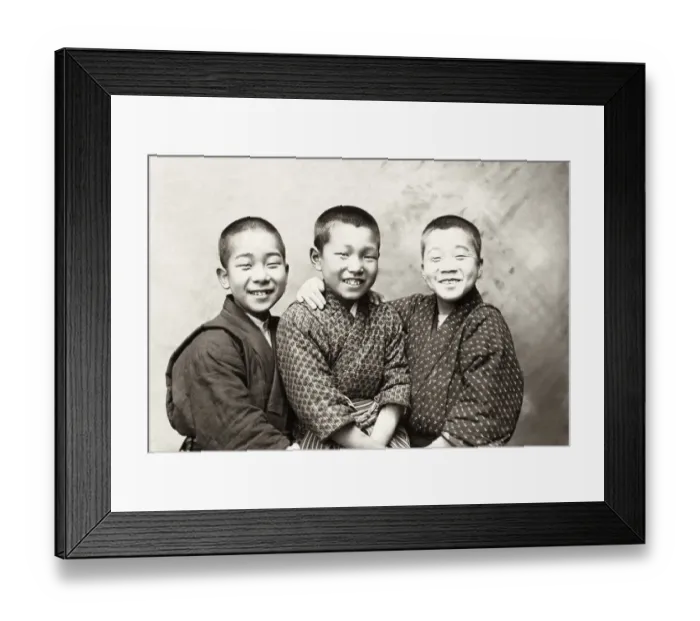 Framed Print : Japanese Boys Framed Print : Japanese Boys