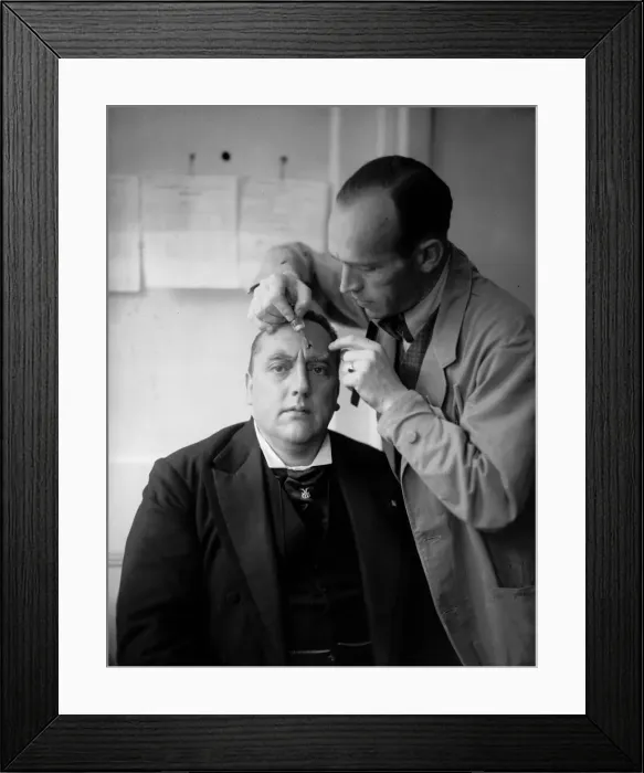 Framed Print : Making Up Actor Framed Print : Making Up Actor