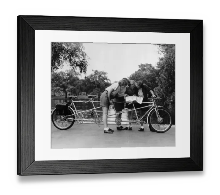 Framed Print : Cycle For Four Framed Print : Cycle For Four