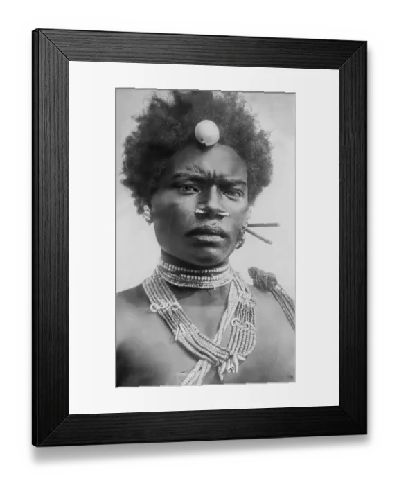 Framed Print : Solomon Islander Framed Print : Solomon Islander