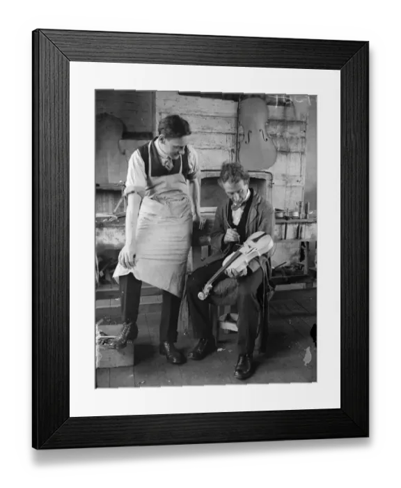 Framed Print : Violin Makers Framed Print : Violin Makers