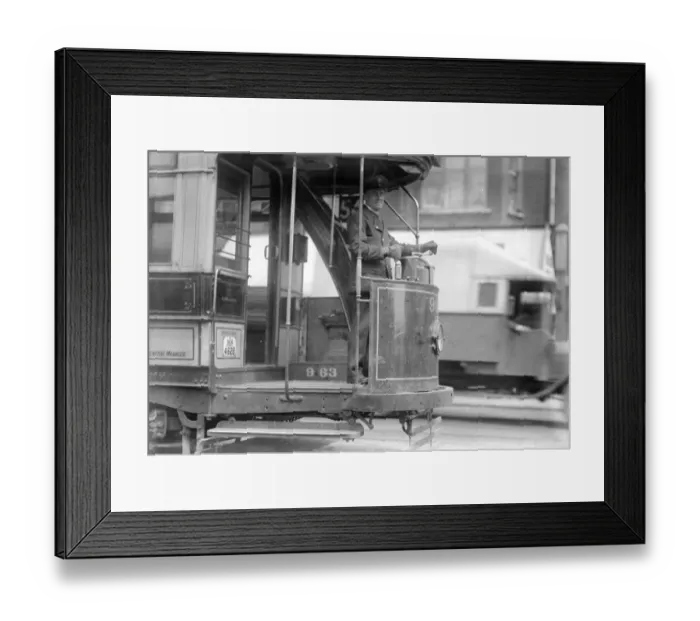 Framed Print : Bus Conductor Framed Print : Bus Conductor