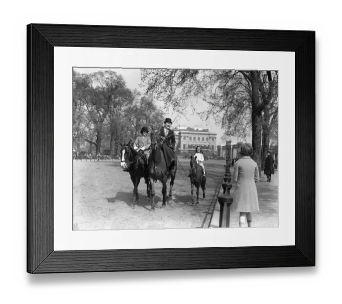 Framed Print : Rotten Row Riders