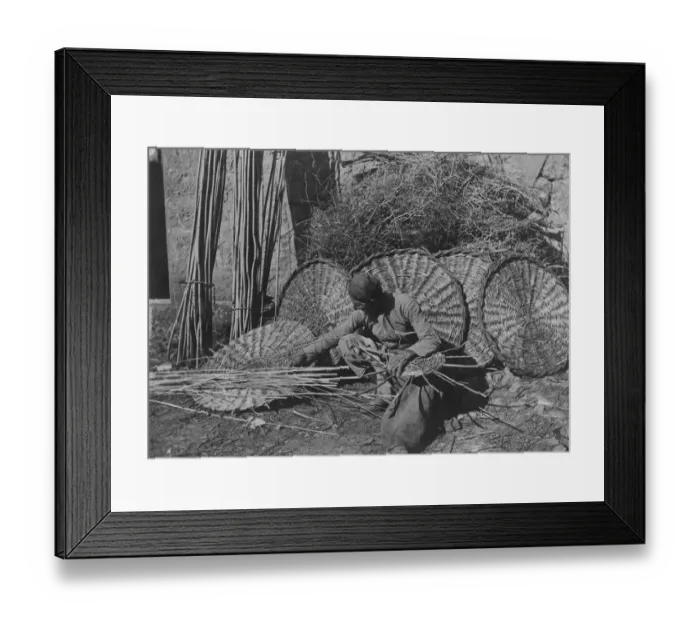 Framed Print : Basket-Making Framed Print : Basket-Making