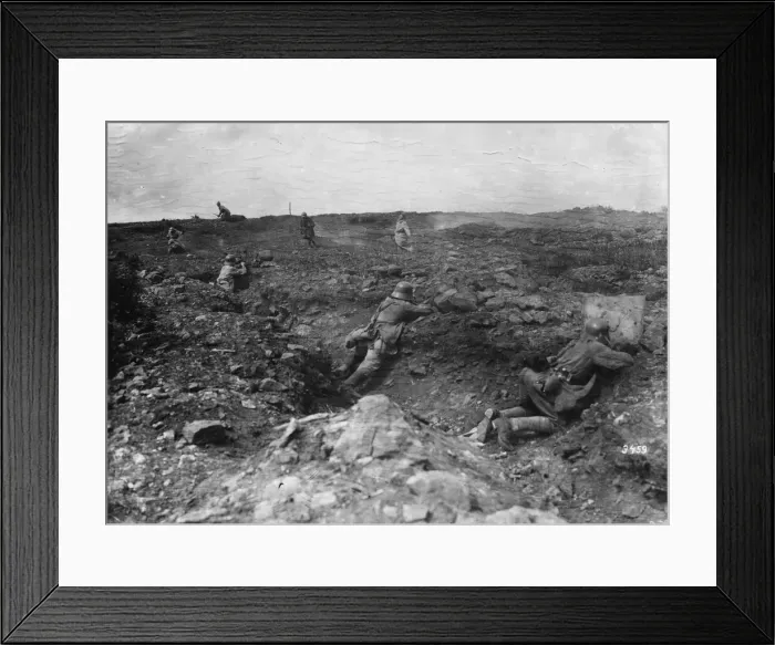 Framed Print : French Raid Trench Framed Print : French Raid Trench