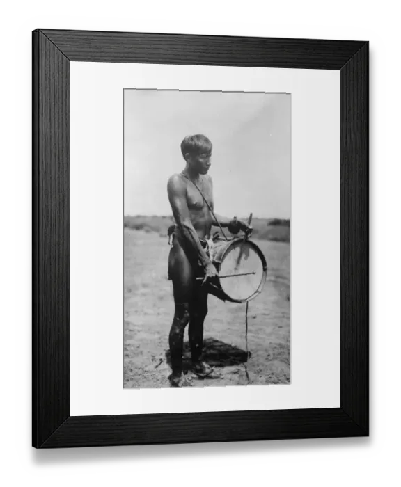 Framed Print : Goajiran Drummer Framed Print : Goajiran Drummer