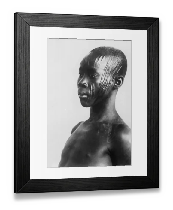 Framed Print : Tribal Cicatrice Framed Print : Tribal Cicatrice