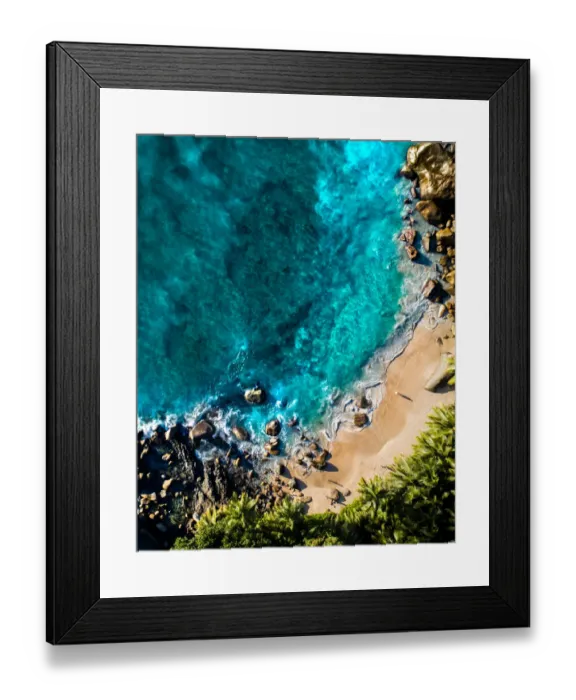 Framed Print : Top Down- Seychelles 7 Framed Print : Top Down- Seychelles 7