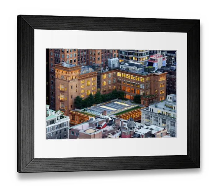 Framed Print : Carnegie Hall from above Framed Print : Carnegie Hall from above