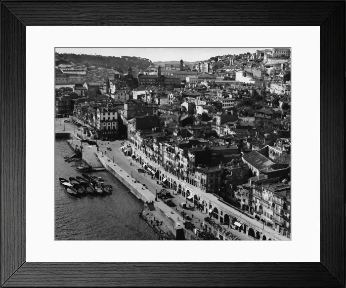 Framed Print : Porto. The Ribeira district in the city of Porto or Oporto Framed Print : Porto. The Ribeira district in the city of Porto or Oporto