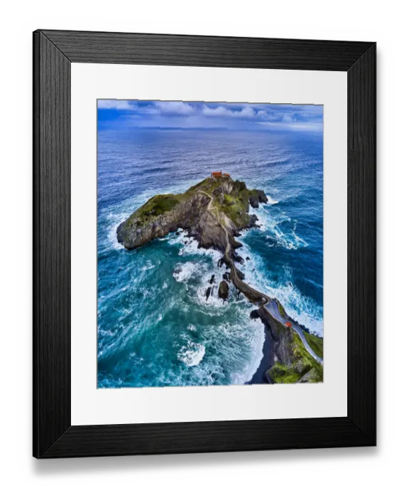 Framed Print : San Juan de Gaztelugatx, Basque Country, Spain