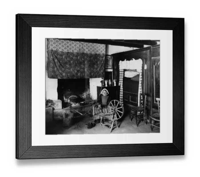 Framed Print : Spinning Granny Framed Print : Spinning Granny