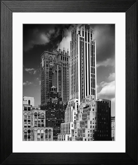 Framed Print : Midtown Skyscrapers Framed Print : Midtown Skyscrapers