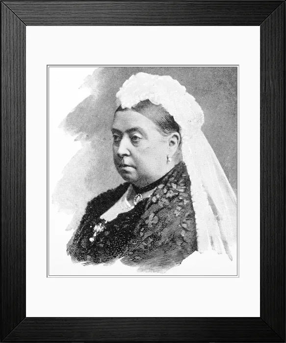 Framed Print : Antique travel photographs of England: Queen Victoria