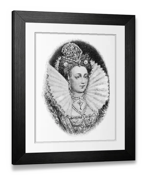 Framed Print : Antique travel photographs of Scotland: Elizabeth I of England Framed Print : Antique travel photographs of Scotland: Elizabeth I of England