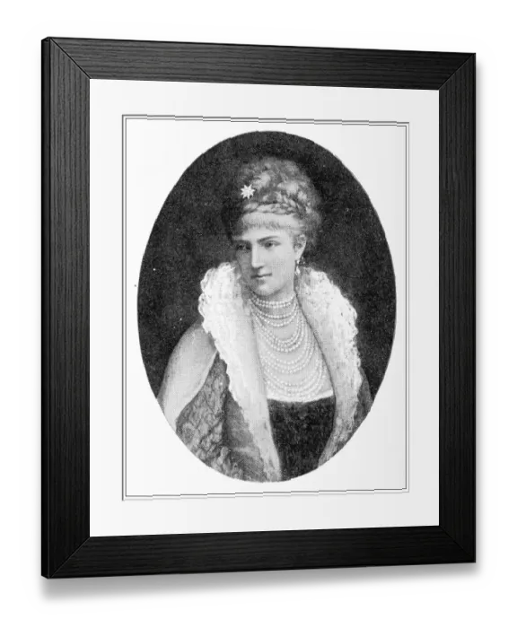 Framed Print : Antique travel photographs of Florence and Tuscany: Queen Margherita di Savoia Framed Print : Antique travel photographs of Florence and Tuscany: Queen Margherita di Savoia