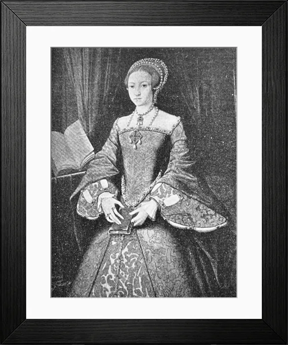 Framed Print : Elizabeth I of England as princess Framed Print : Elizabeth I of England as princess