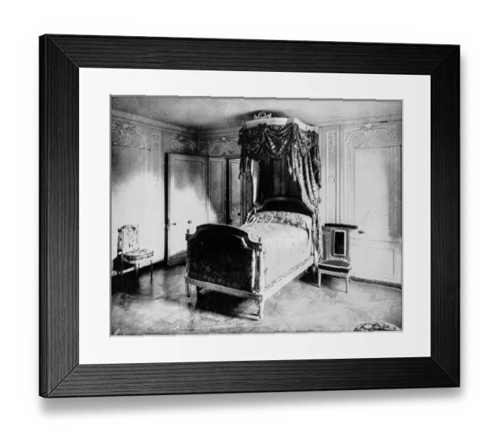 Framed Print : Antique photograph of Worlds famous sites: Boudoir of Marie Antoinette, Trianon, Versailles, France Framed Print : Antique photograph of Worlds famous sites: Boudoir of Marie Antoinette, Trianon, Versailles, France
