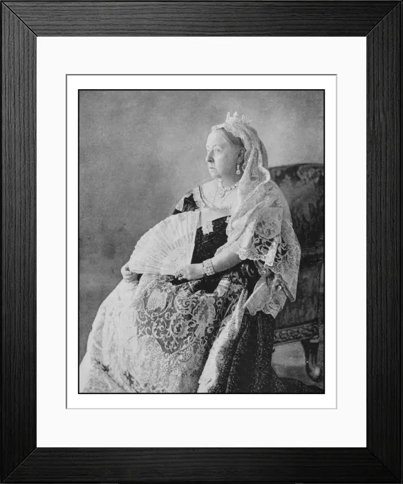 Framed Print : Antique Londons photographs: Queen Victoria